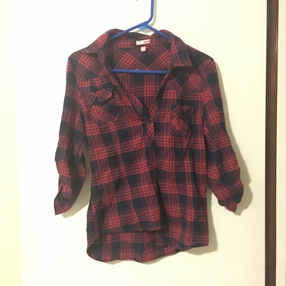 plaid shirt